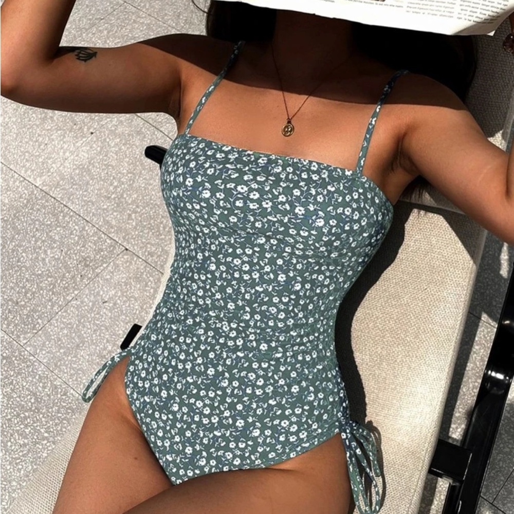 Floral One Piece Swimsuit